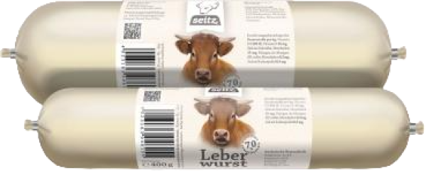 Seitz Hundefutter Leberwurst 800g (Wurst)